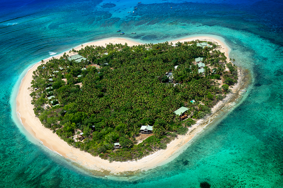 Vista aérea Islas Fiyi