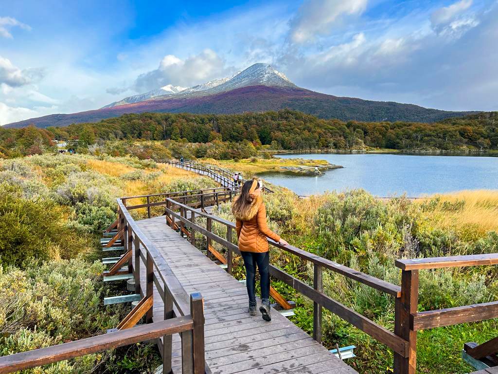 Esta imagen muestra un paisaje del Parque Nacional Tierra del Fuego, en Argentina.
