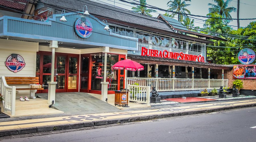 Fachada del restaurante Bubba Gump Shrimp en Candidasa