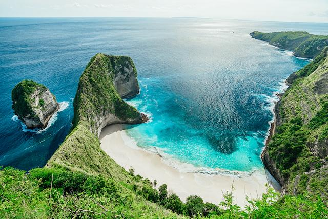 Foto aérea de la Isla Nusa Penida