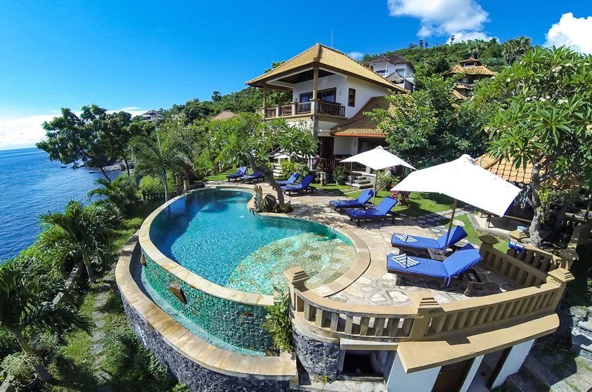 Villa del hotel Blue Moon