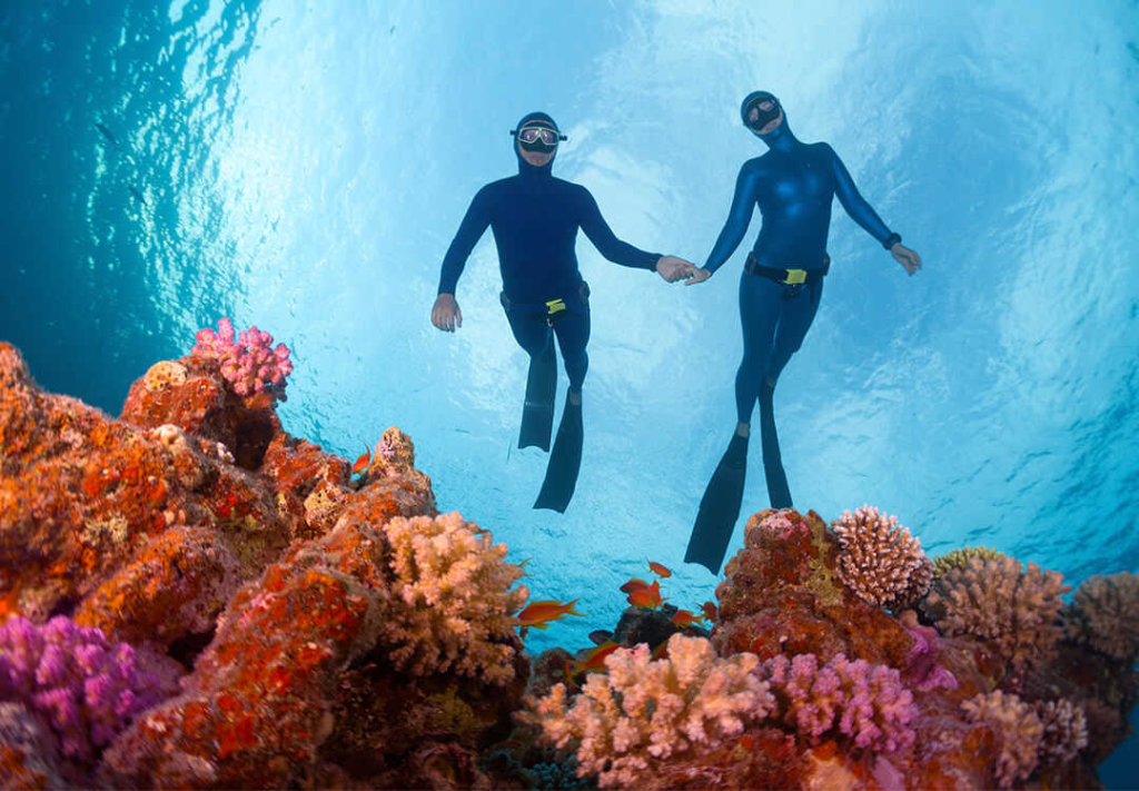 Actividad de buceo en Amed