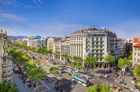Imagen aérea de Passeig de Gràcia